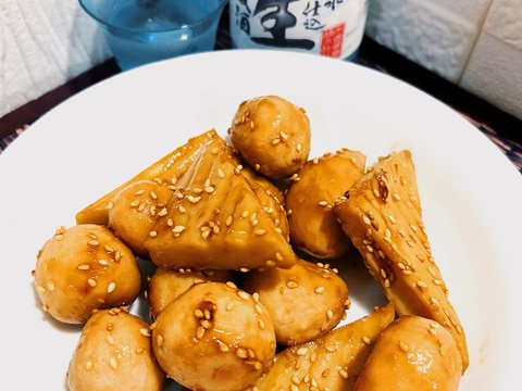 ☆★愛知の食材〜角麩と里芋の甘辛煮♪★☆